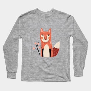 Kids' Nursery: Foxes, Trees, Whimsy Long Sleeve T-Shirt